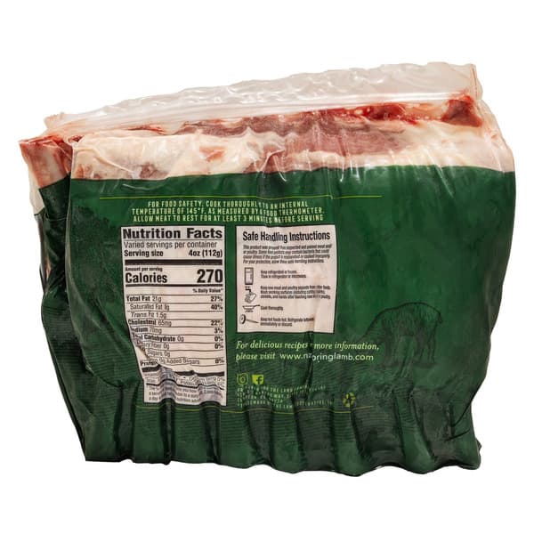 New Zealand Halal Frenched Lamb Rack, 3 lb avg wt — product image 1