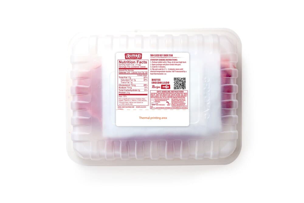 Rumba Meats Thin-Sliced Beef Chuck Steak — product image 2
