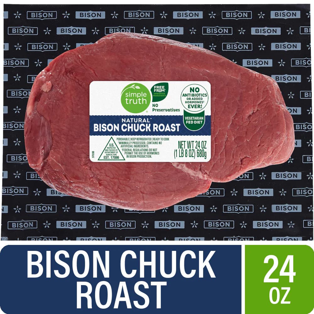 Simple Truth Natural Bison Chuck Roast — product image 1