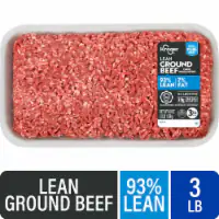 Kroger® 93/7 Ground Beef Tray 3 LB — product image 1