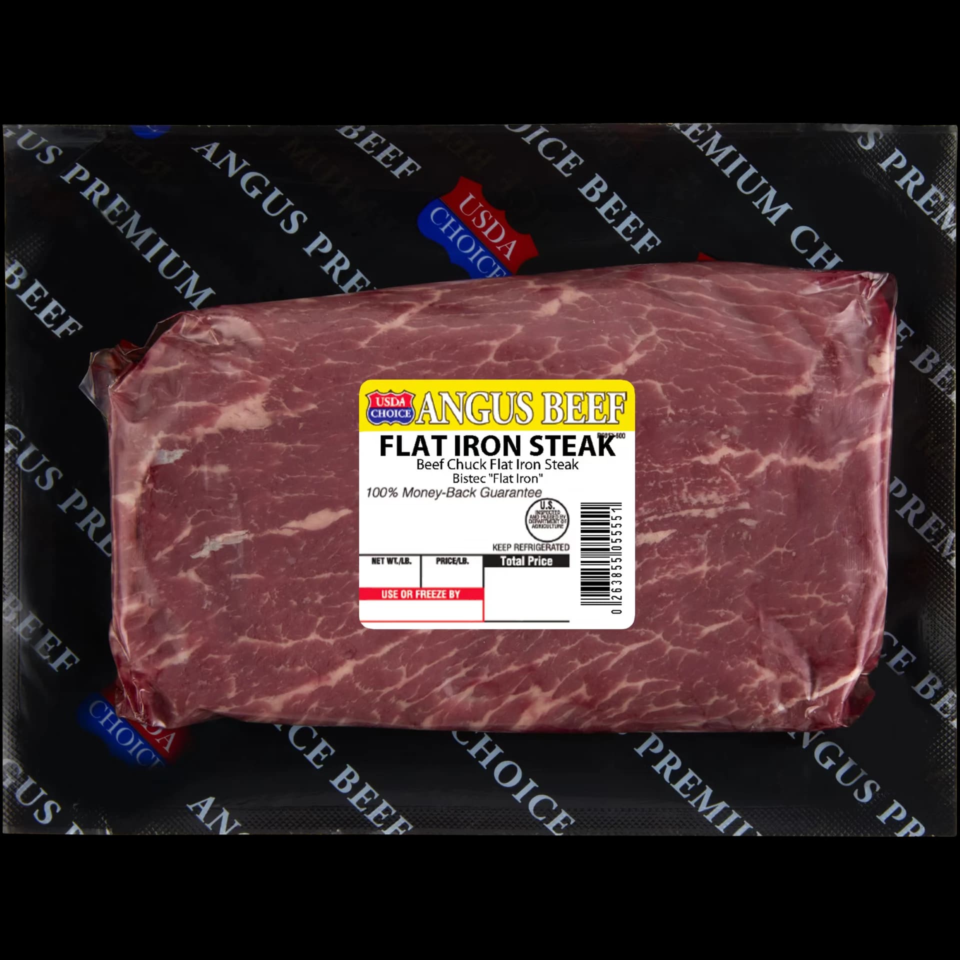 Beef Choice Angus Flat Iron Steak, 0.35 - 1.1 lb — product image 1