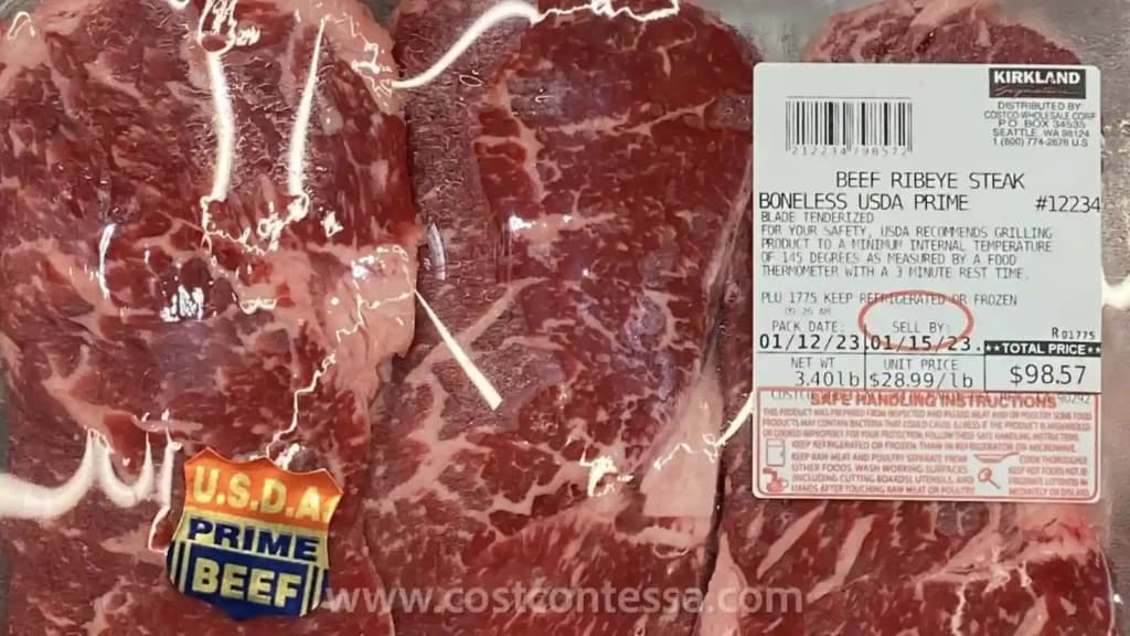 Kirkland Signature USDA Prime Beef Ribeye Steak Boneless — product image 2