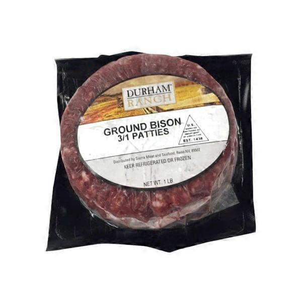 Durham Ranch Ground Bison Burger Patties — product image 1