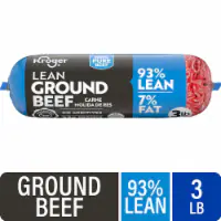 Kroger® 93/7 Ground Beef Roll 3 LB — product image 1