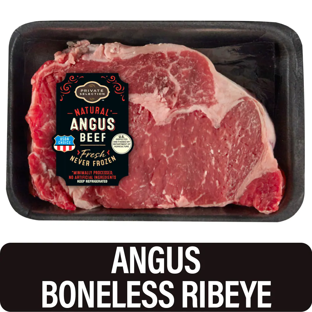 Choice Boneless Angus Ribeye Beef Steak — product image 2