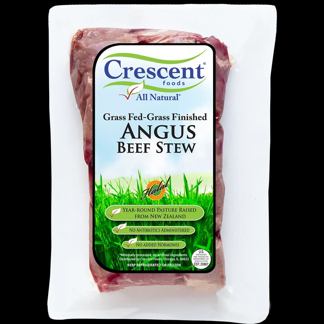 Crescent Foods Halal Premium Beef Box — diced stew beef, 3 x 1 lb — product image 1