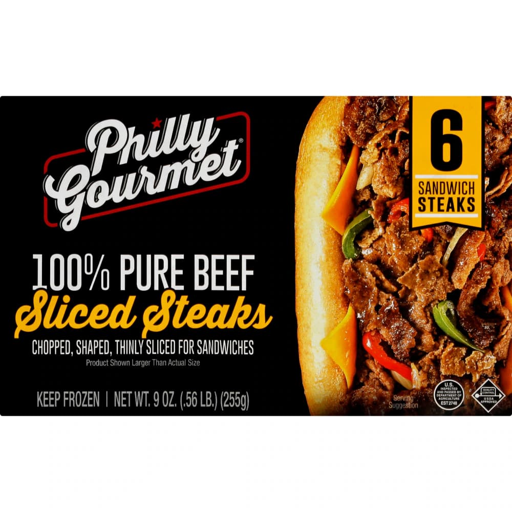 Philly Gourmet® 100% Beef Sliced Steaks — product image 2