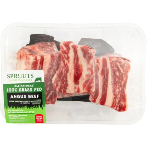 Sprouts 100% Angus Grass-Fed Beef Bone-In Short Ribs — product image 1