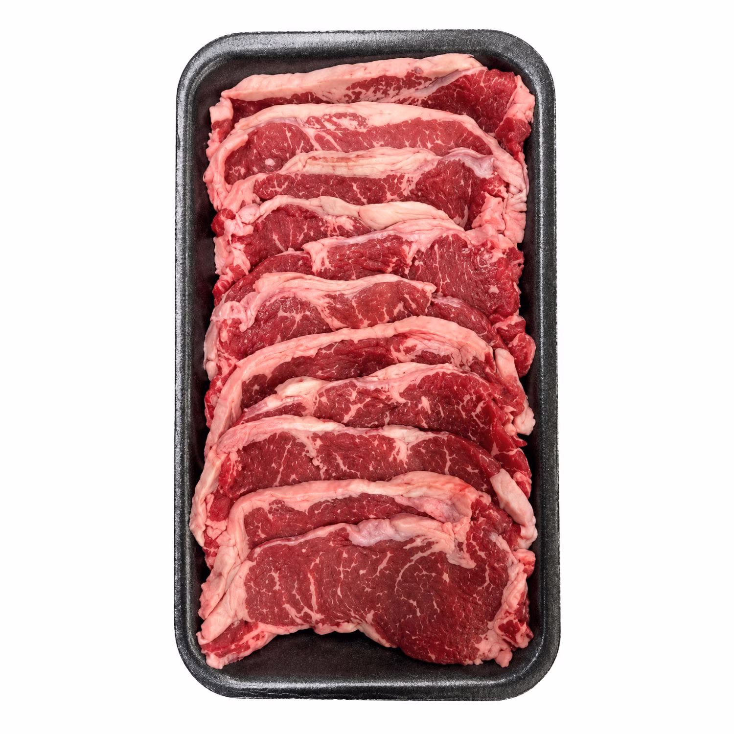 Member’s Mark USDA Choice Angus Beef Boneless Strip NY Steak, Thin Sliced, priced per pound — product image 1