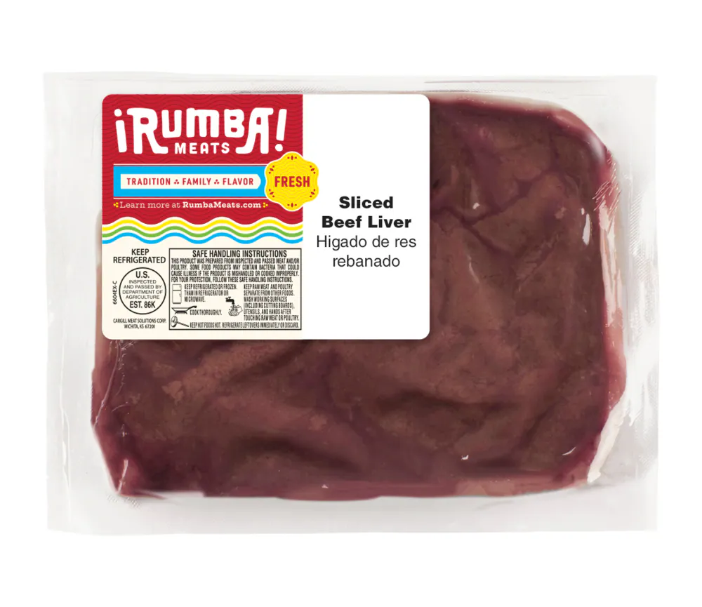 Rumba Meats Sliced Beef Liver — product image 1
