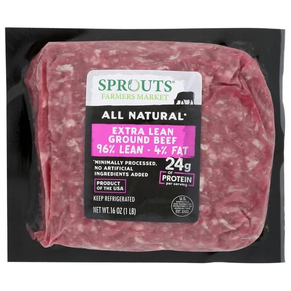 Sprouts All Natural 96% Extra Lean Ground Beef — product image 1