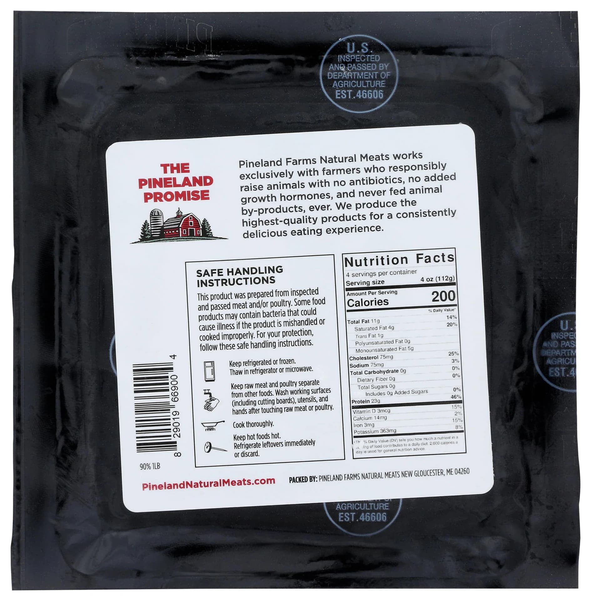 Pineland Farms Natural Meats Ground Beef 90/10 Step 1, 16 oz — product image 1
