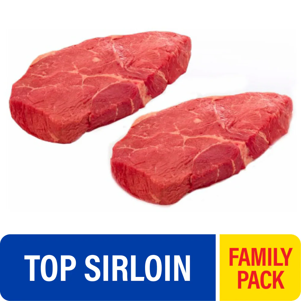 Choice Top Sirloin Beef Steak Family Pack (About 3-4 Steaks Per Pack) — product image 2