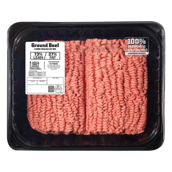 USDA 73% Lean 27% Fat Ground Beef, per lb — product image 1