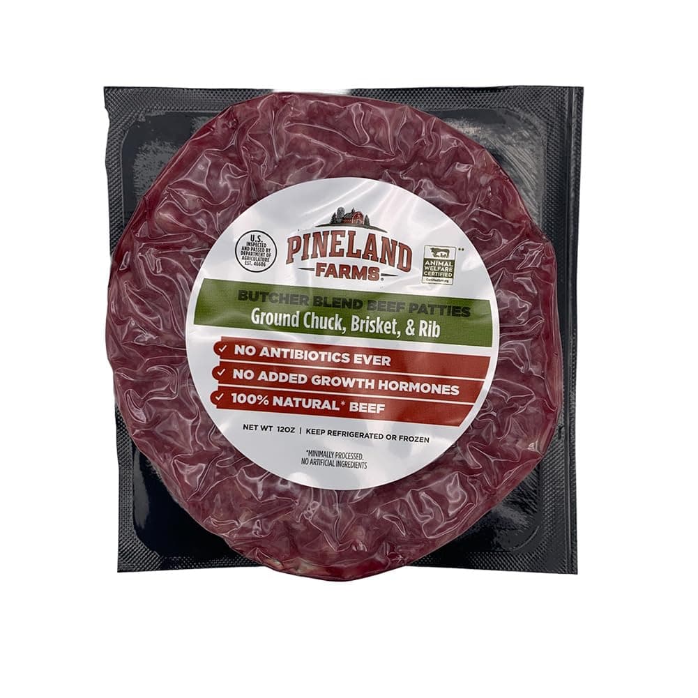 Pineland Farms Natural Meats, Beef Burger Chef Blend Tray Pack Step 1, 12 Ounce — product image 3