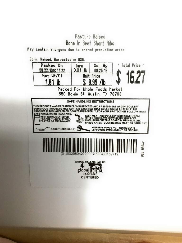 Bone In Beef Short Ribs — product image 2