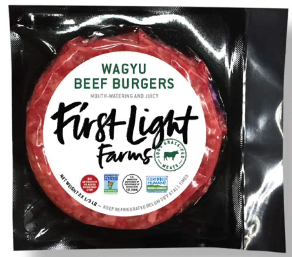 First Light Grass-Fed Wagyu Beef Burgers, 10.72 oz — product image 3