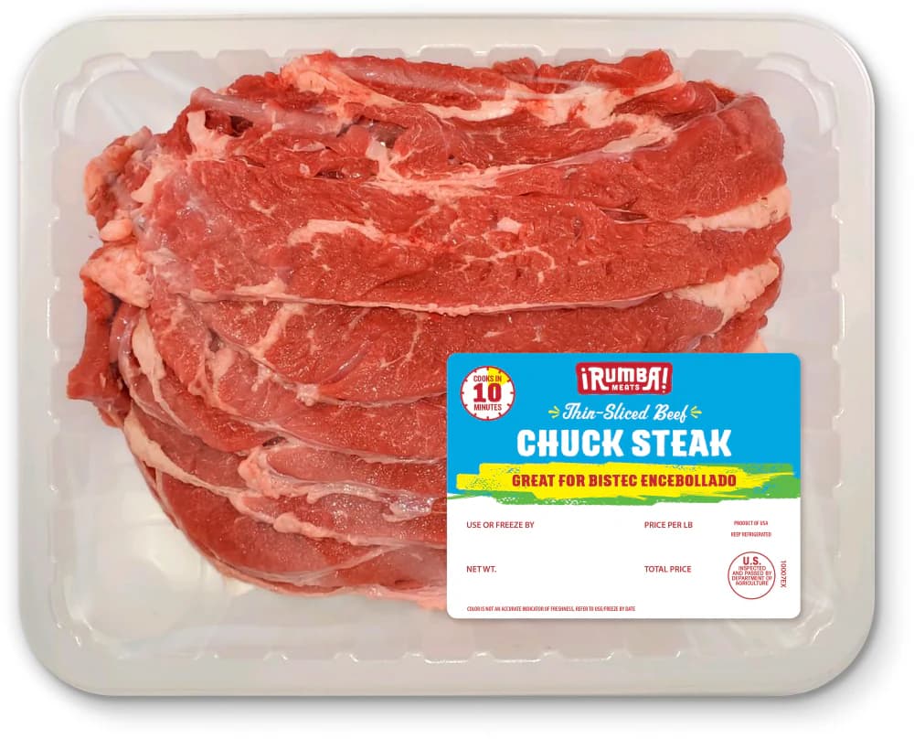 Rumba Meats Thin-Sliced Beef Chuck Steak — product image 1