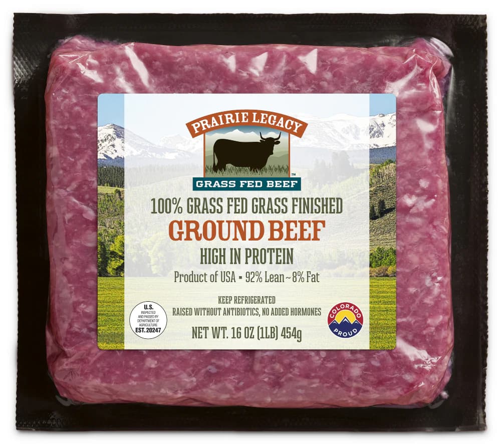 Prairie Legacy 92/8 Grass Fed Ground Beef — product image 1