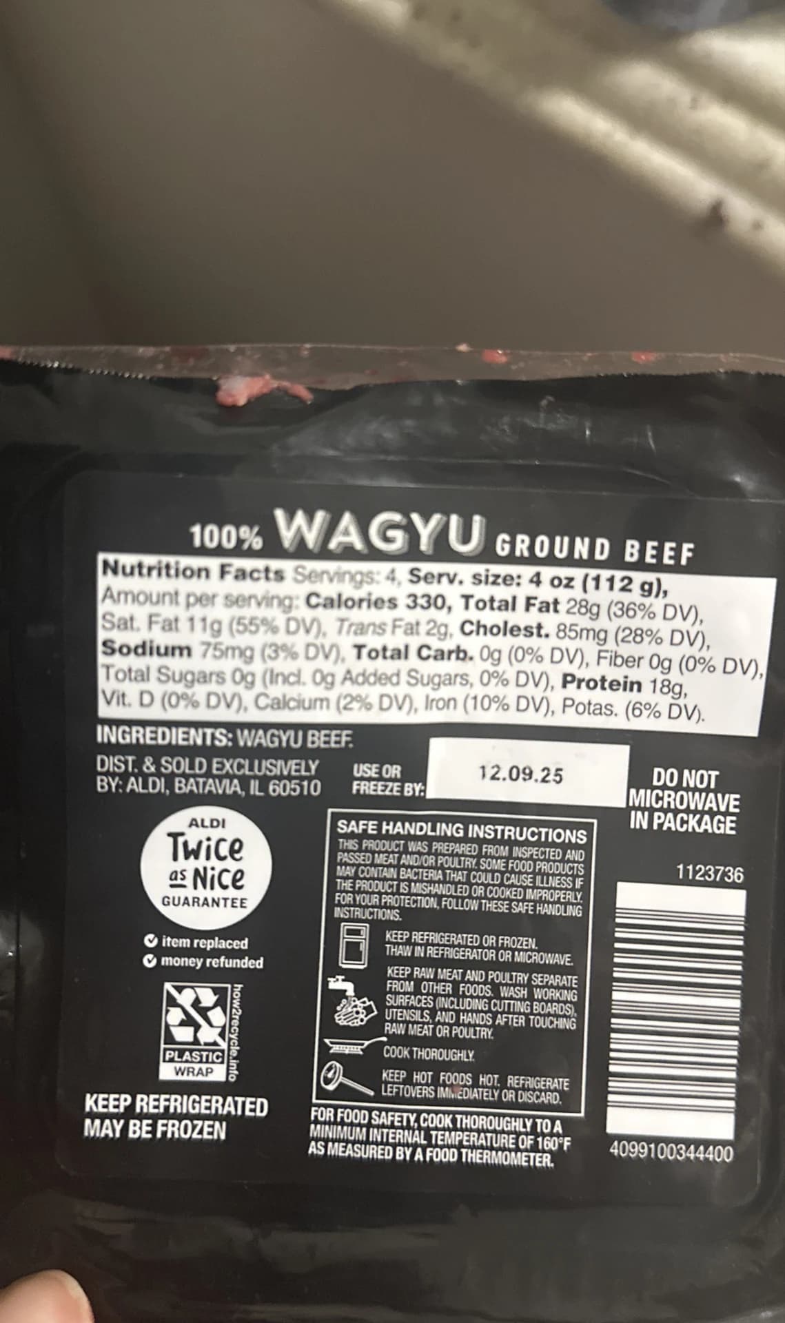 Specially Selected 75% Lean/25% Fat Wagyu Ground Beef — product image 3