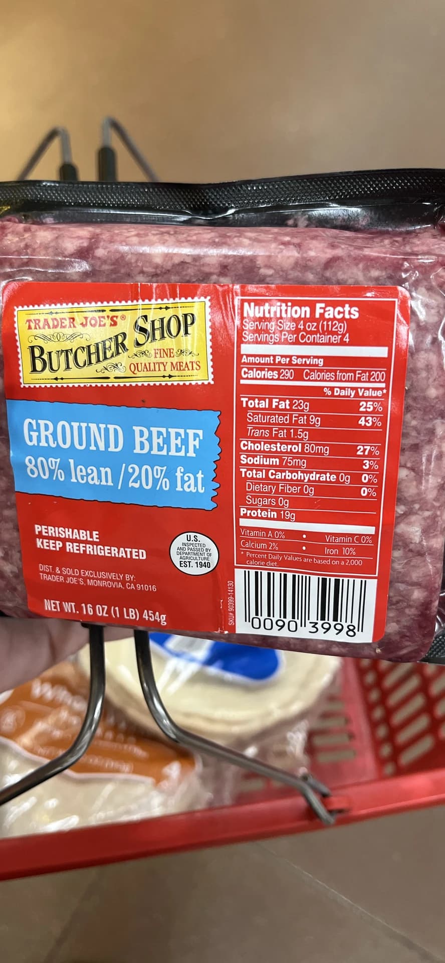 Butcher Shop Ground Beef 80% Lean / 20% Fat — product image 1