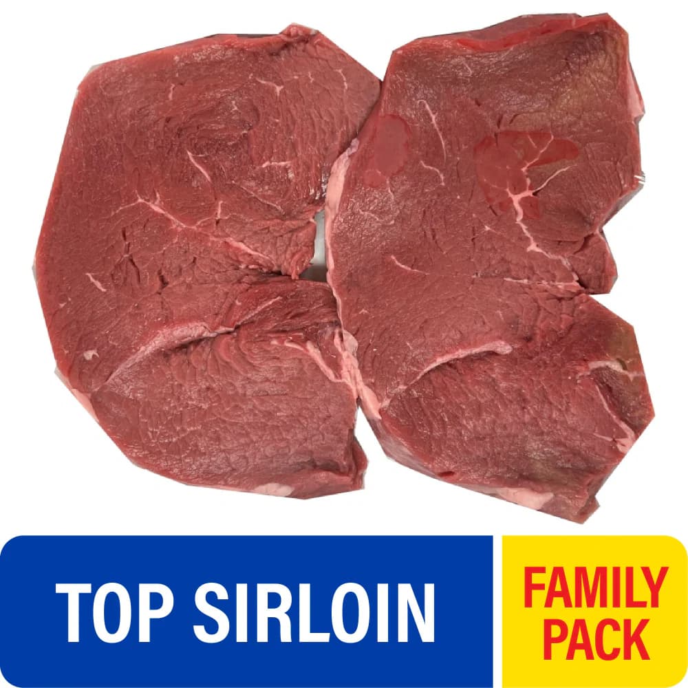 Choice Top Sirloin Beef Steak Family Pack — product image 1