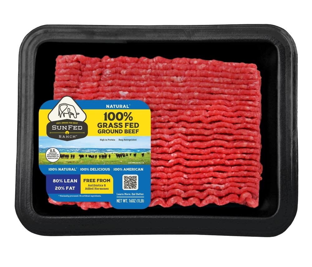 SunFed Ranch 80/20 Grass Fed Ground Beef — product image 1