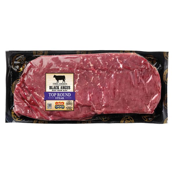 Black Angus Beef Choice Boneless Top Round Steak, per lb — product image 1