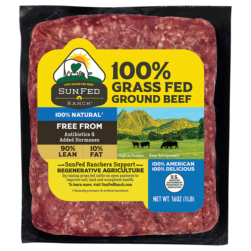 SunFed Ranch Natural 90/10 Ground Beef — product image 1