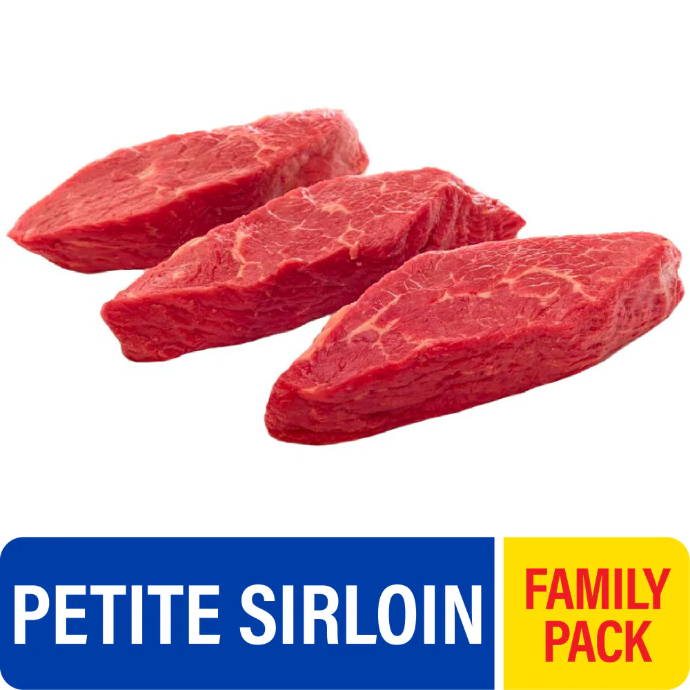 Choice Petite Sirloin Beef Steak Family Pack (About 6 Steaks per Pack) — product image 2