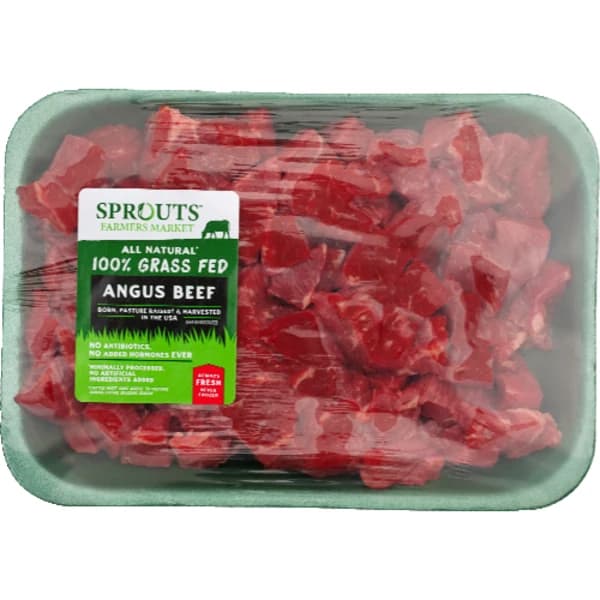 Sprouts Grass-Fed Fresh Boneless Angus Beef Stew Meat — product image 1