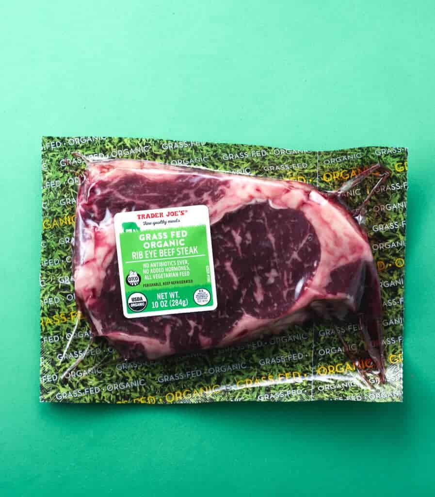 Grass Fed Organic Ribeye Beef Steak - No Antibiotics, No Added Hormones — product image 2
