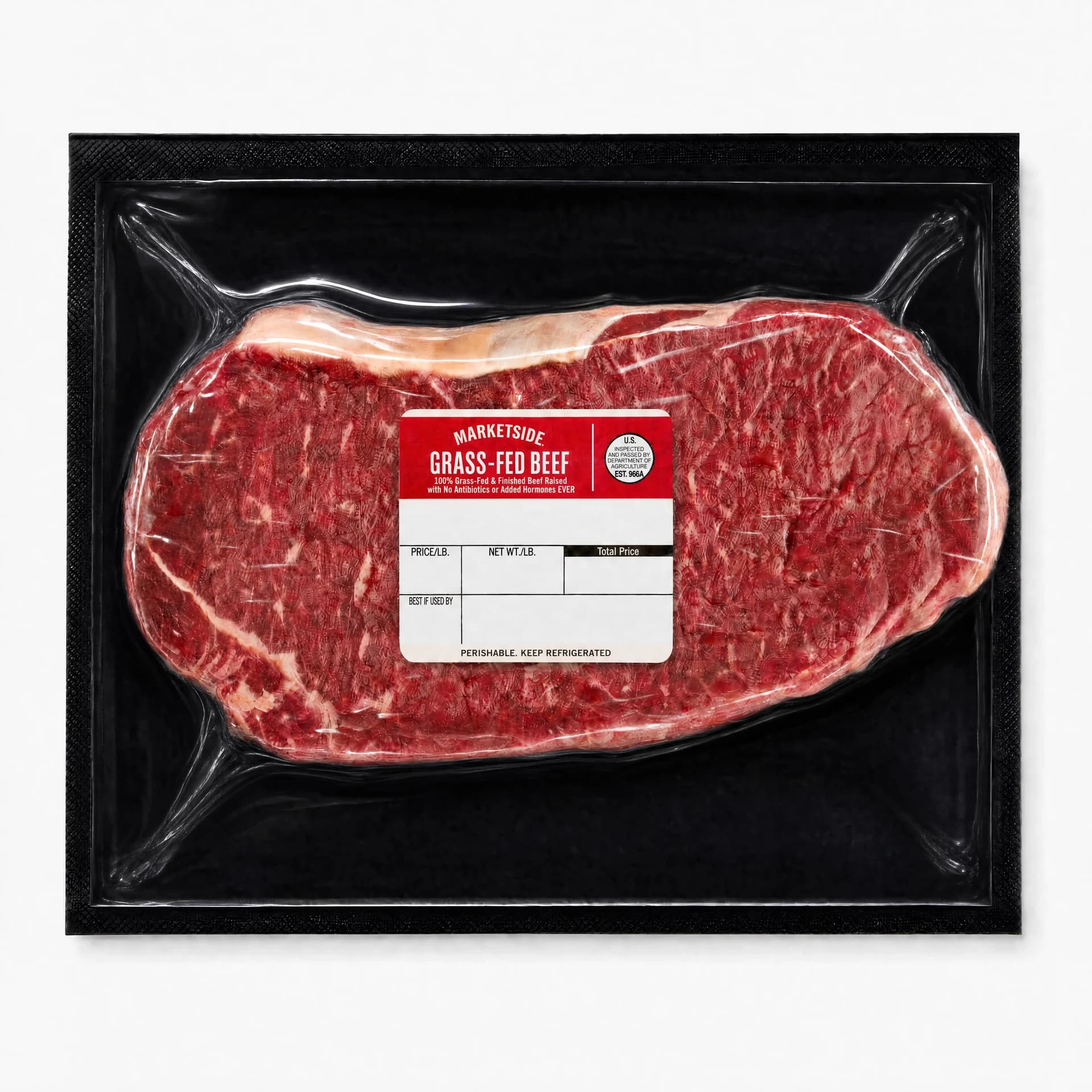 Marketside Grass-Fed Beef New York Strip Steak, 0.625-1.1 lb — product image 1