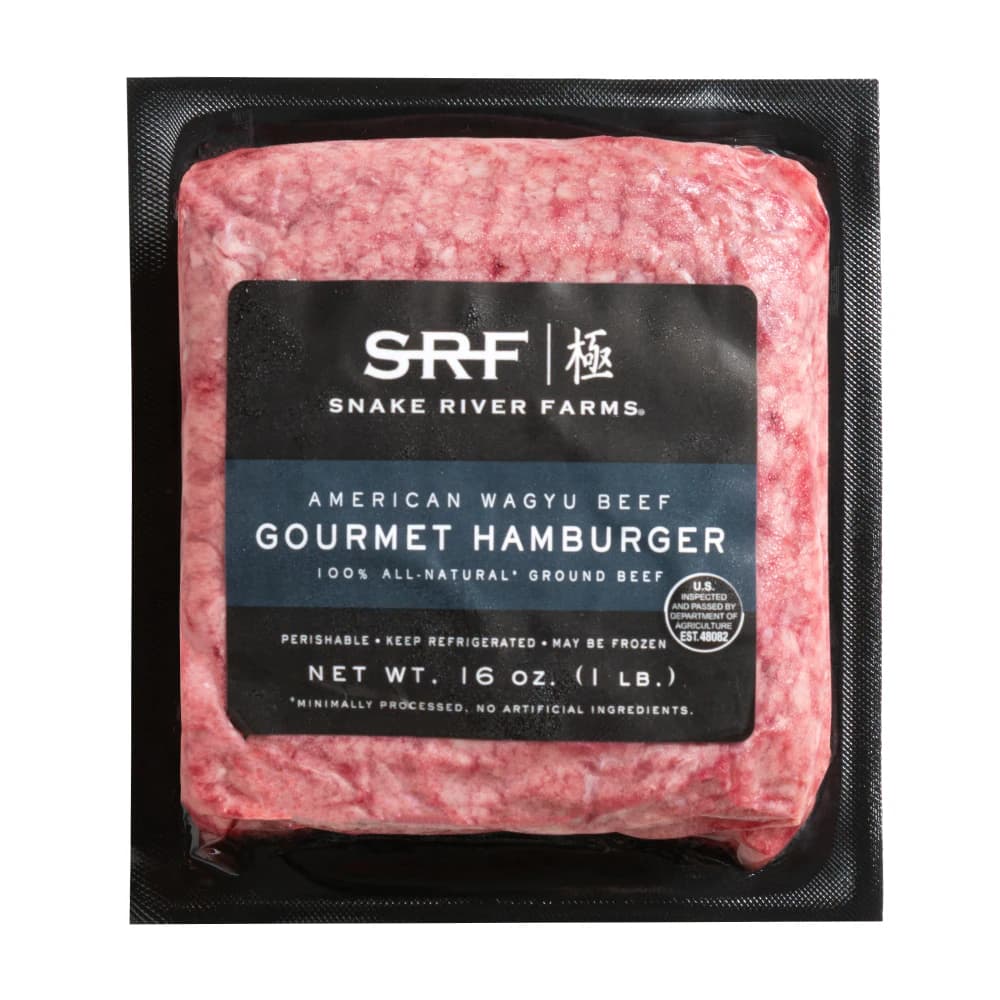 Snake River Farms American Wagyu Gourmet Hamburger, 16 oz — product image 1