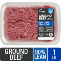 Kroger® 90/10 Ground Beef Tray 1 LB — product image 1