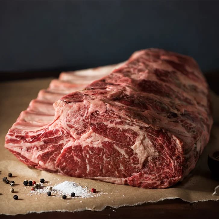 D'Artagnan Antibiotic Free Bone-in Beef Ribeye Roast, 1 Total Pack, 17 lb Minimum — product image 1