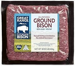 Great Range, 90%/10% Ground Bison Brick, 1 lb — product image 1