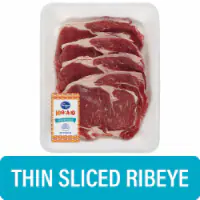 Kroger Mercado Thin Sliced Beef Ribeye Steak — product image 1