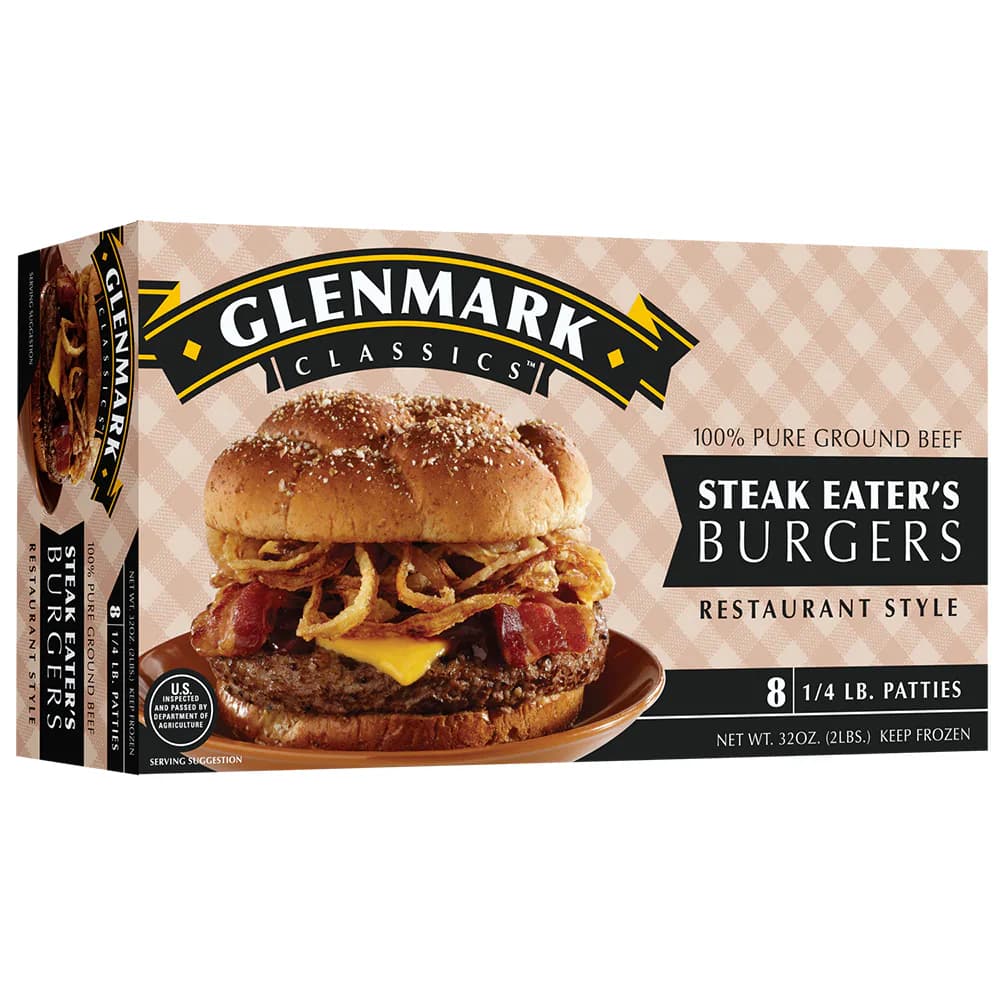 Glenmark Classics Steak Eater's Burgers, 2 lb — product image 1