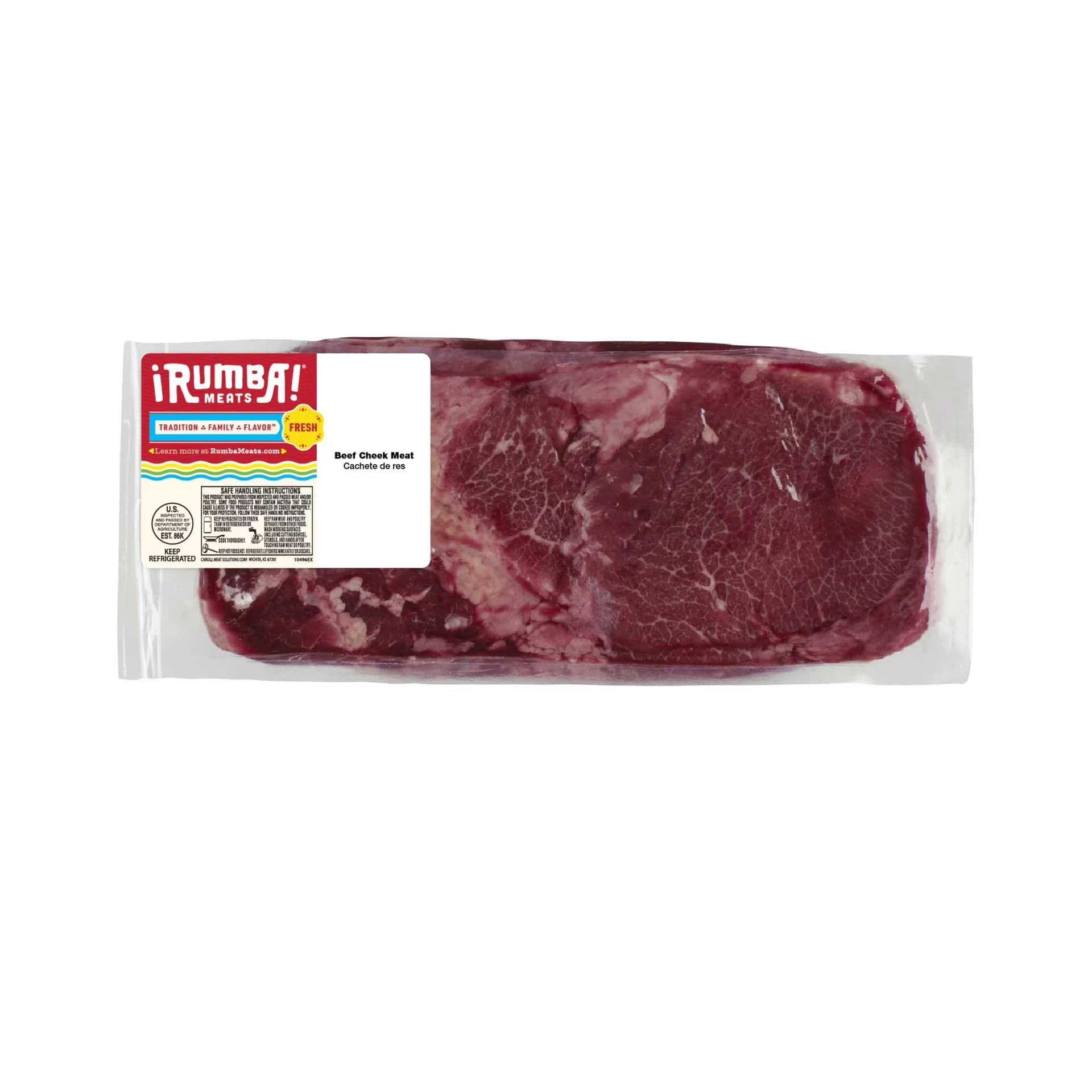 Rumba Meats Beef Cheek Meat (Cachete De Res), Fresh, 1.5-3.0 lbs. — product image 1